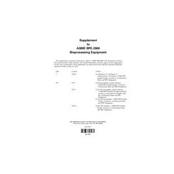 ASME BPE-2009 Supplement